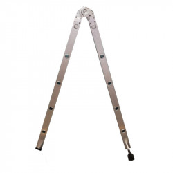 Escalera de Aluminio GARDENLIFE TE1610 tijera de 10 escalones multipropósito