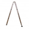 Escalera de Aluminio GARDENLIFE TE1610 tijera de 10 escalones multipropósito