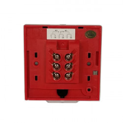 Avisador secutron kr1r/p-a manual rojo rompa el vidrio con protector