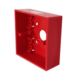 Avisador secutron kr1r/p-a manual rojo rompa el vidrio con protector