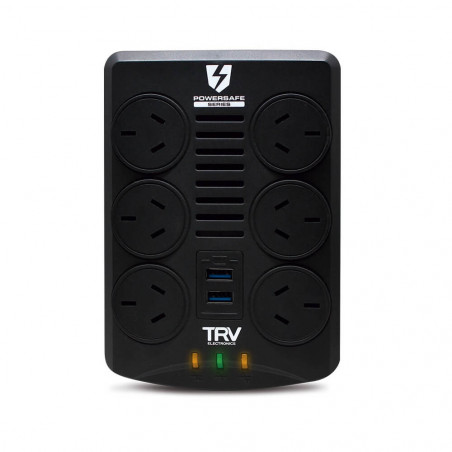 Estabilizador TRV POWERSAFE USB 1000va con retardo de conexión