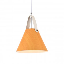 Colgante CARILUX C26 para 1 luz E27 de metal/madera