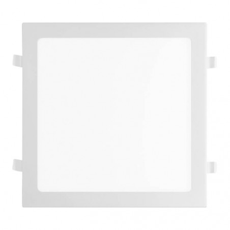 Panel embutido led MACROLED cuadrado 24w 3000k luz cálida