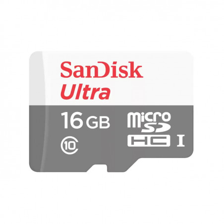 Memoria micro SD SANDISK ULTRA 16gb clase 10