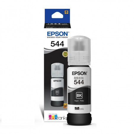 Botellón EPSON T544 original para impresora L3110/3150 Color negro