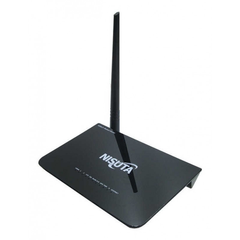 Modem wireless NISUTA ADSL N 150mbps 4 puertos