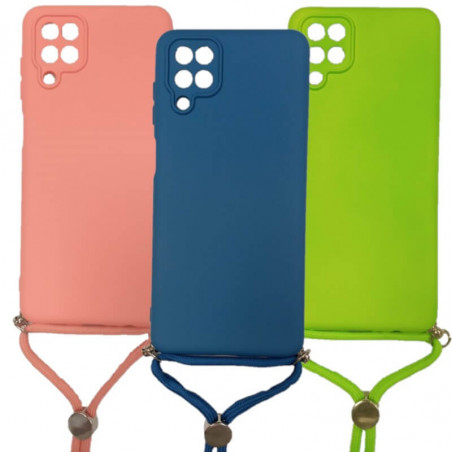 Protector de silicona para SAMSUNG S20 FE con correa colores varios