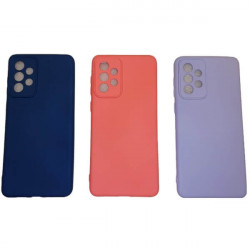 Protector de silicona para SAMSUNG A73 colores varios