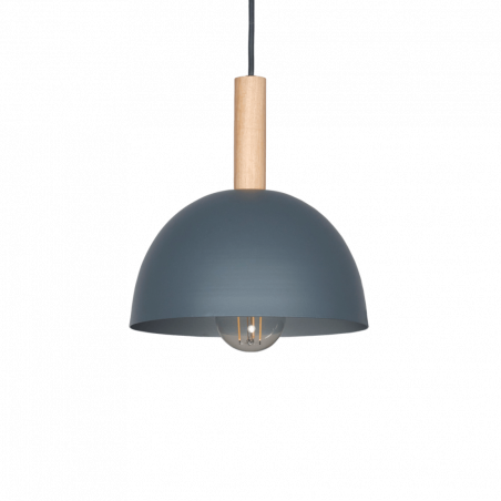 Colgante SAN JUSTO ROS Baradero esfera 240mm de chapa para 1 luz E27 gris