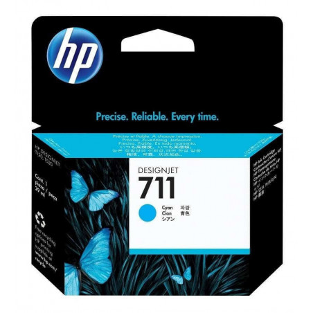 Cartucho para hp original cian cz130a (711)