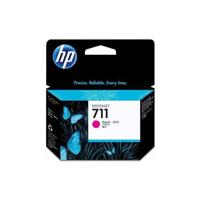 Cartucho original HP 711 magenta para DesignJet