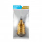 Portalampara de aluminio MACROLED DIXON E27 bronce brillante