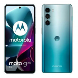 Teléfono celular libre MOTOROLA G200 8gb RAM 128gb 5G con control remoto azul