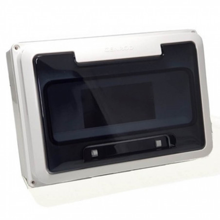 Caja para pilar SISTELECTRIC 8 módulos exterior blanco