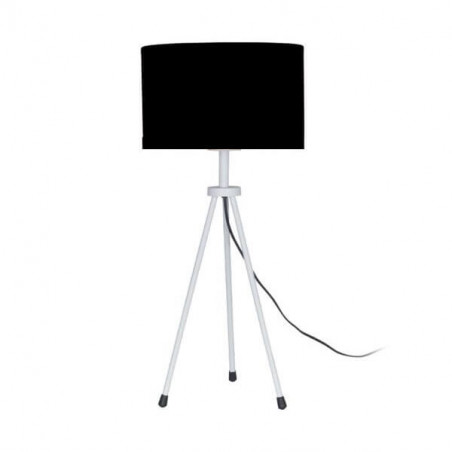 Lámpara de mesa SAN JUSTO TAFI para 1 luz E27 trípode metálico negro