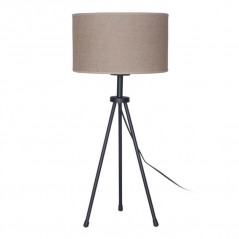 Lámpara de mesa SAN JUSTO TAFI para 1 luz E27 trípode metálico gris