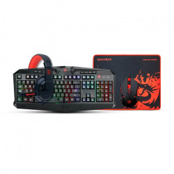 Kit gamer REDRAGON S101-BA teclado+mouse+auricular+pad