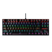 Teclado mecánico gamer REDRAGON KUMARA K552 USB retroiluminado rainbow