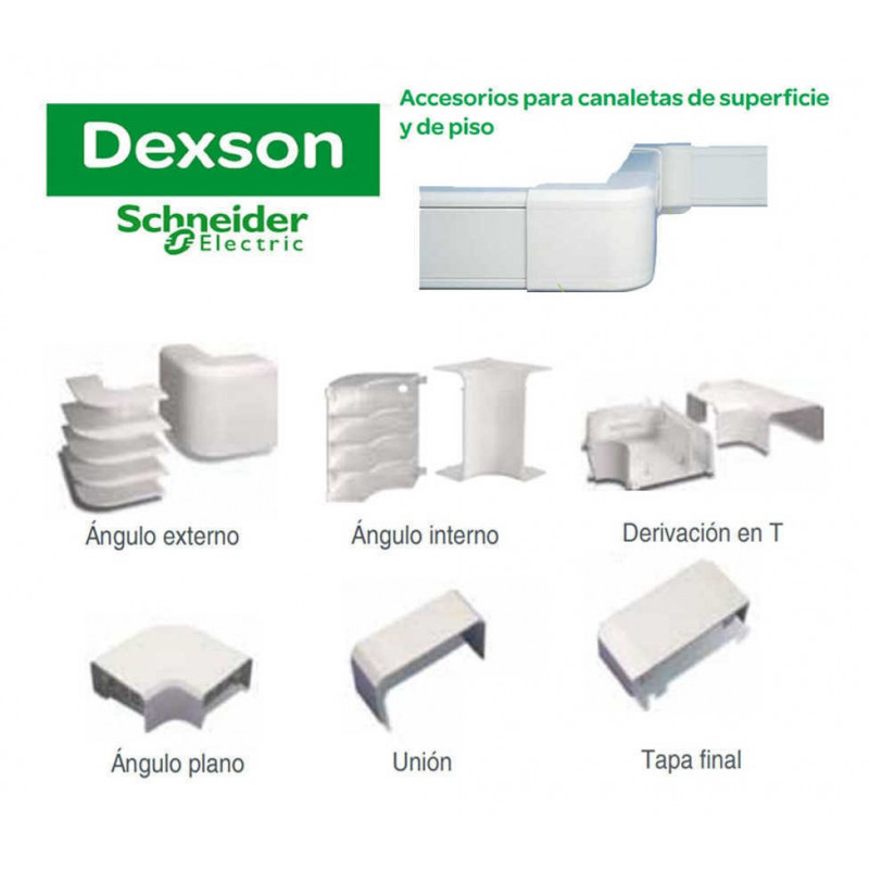 Unión recta DEXSON 100x45 mm