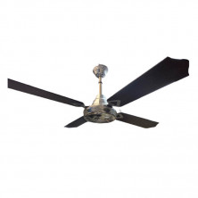 Ventilador de techo condor 47'' 4 palas de madera color wengue