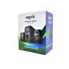 Parlante bluetooth NISUTA NSPAM21L 20W con radio FM MP3 y luz led