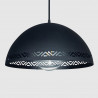 Colgante FERROLUX LEÓN para 1 luz E27 chapa negro