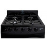 Cocina ESCORIAL MASTER STYLE BLACK Multigas 56cm 4 hornallas negra