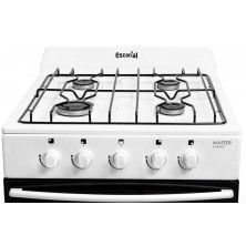 Cocina ESCORIAL MASTER CLASSIC gas licuado 56cm 4 hornallas blanco