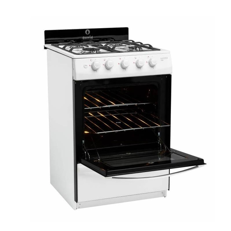 Cocina ESCORIAL MASTER STYLE Multigas 56cm 4 hornallas blanca