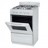 Cocina ESCORIAL CANDOR gas licuado 51cm 4 hornallas blanca