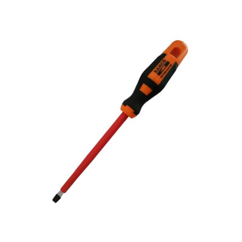 Destornillador BAHCO 813IEC4-125RN punta plana aislado 1000v 125mm Destornillador BAHCO 813IEC4-125RN punta plana aislado 1000v 125mm