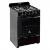 Cocina ESCORIAL MASTER CLASSIC BLACK gas licuado 56cm 4 hornallas negra