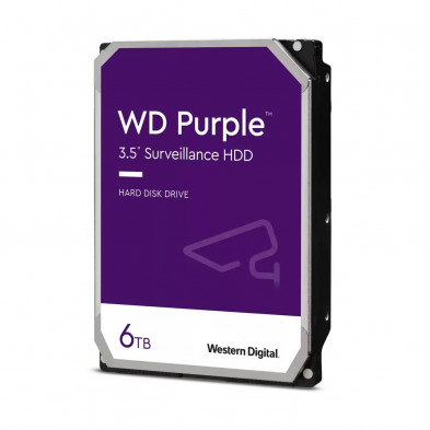 Disco rígido WESTERN DIGITAL purple 6tb sata III 256mb