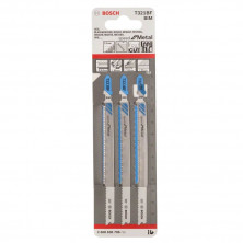 Hoja BOSCH T 321 BF sierra de calar para metal x 3 unidades