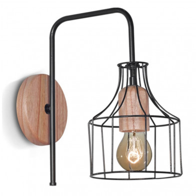 Aplique CARILUX MINI CALESITA 1 luz paraíso/cobre
