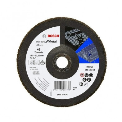 Disco BOSCH Flap X521 STANDARD 7'' 40
