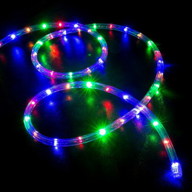Luces de navidad manguera multicolor 10 metros