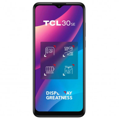 Celular TCL 30SE 4GB RAM 128GB gris con cargador