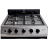Cocina ESCORIAL MASTER STYLE INOX multigas 4 hornallas acero inoxidable