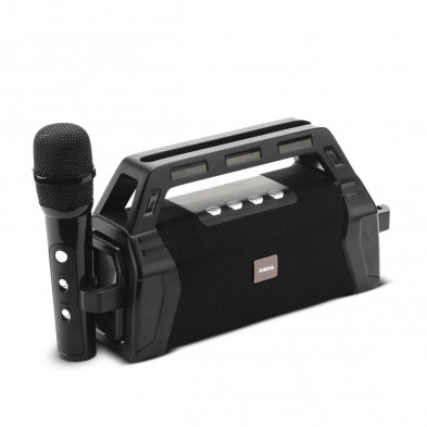 Parlante SOUL MINI STUDIO XS 500 bluetooth karaoke con micrófono negro