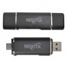 Lector de tarjetas NISUTA sd/micro sd con conector usb c, AM y micro