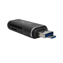 Lector de tarjetas NISUTA sd/micro sd con conector usb c, AM y micro