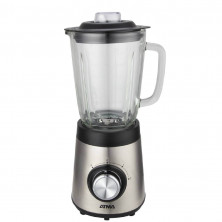 Licuadora ATMA 91LI8450AP acero inoxidable jarra de vidrio 500w 1,5 litros 2 velocidades + pulso