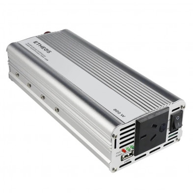 Inversor de corriente ETHEOS IOM-1208 800W 12V 220V usb 2.1A