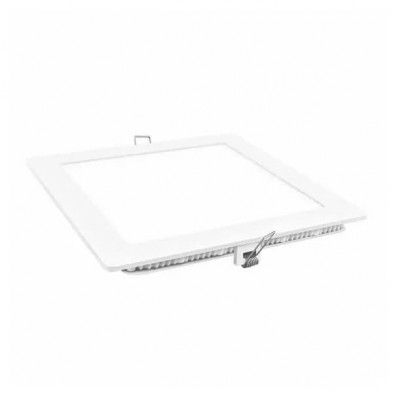 Panel embutido CANDELA 6825 cuadrado 12w 6500k frio 720lm 17cm