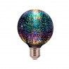 Lámpara led ETHEOS vintage globo G95 4W 35lm 3D Fireworks fuegos artificiales