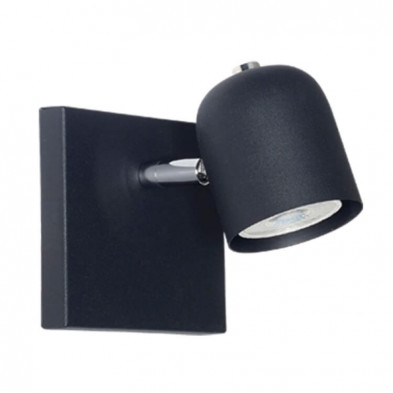 Aplique VIGNOLO VELOZ 1 luz GU10 negro