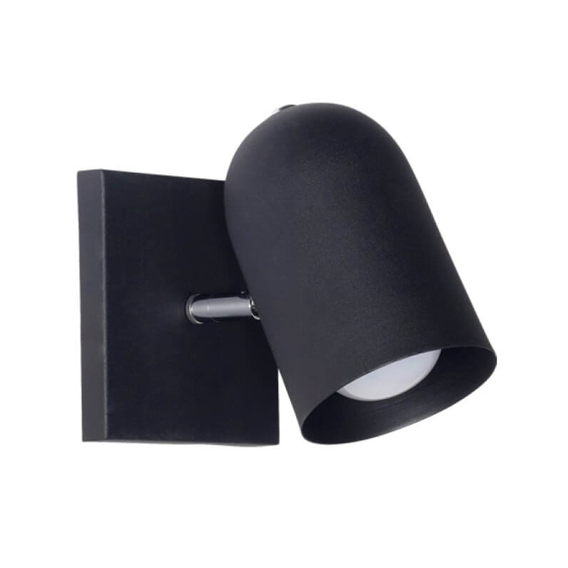 Aplique VIGNOLO SIMON para 1 luz E27 negro