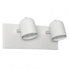 Aplique VIGNOLO VELOZ 2 luces GU10 blanco