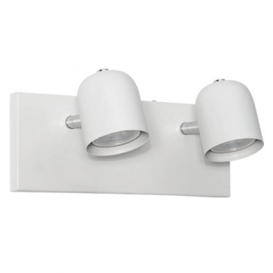 Aplique VIGNOLO VELOZ 2 luces GU10 blanco
